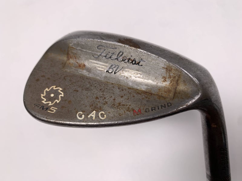 Titleist Vokey SM5 Raw Wedge 58* 8 Bounce KBS Tour Stiff Steel Mens RH