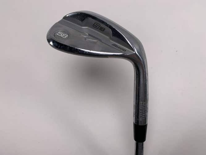 Mizuno S18 White Satin Lob Wedge LW 58* 8 True Temper Dynamic Gold Wedge Mens RH