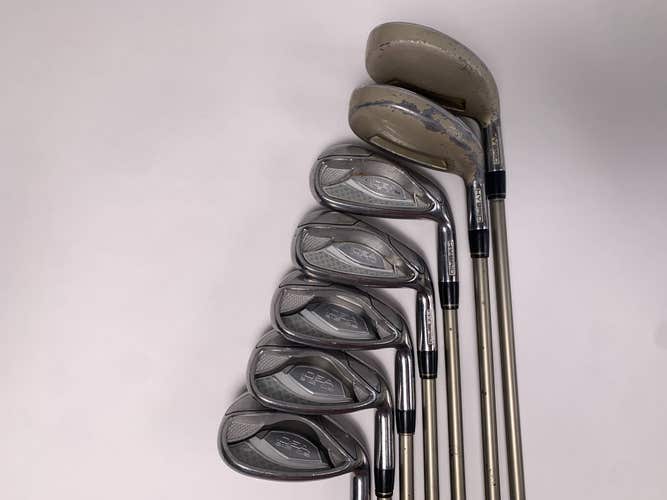 Adams Idea A12 OS Hybrid Iron Set 5H-6H 7-PW+SW Idea Womens 50g Ladies RH