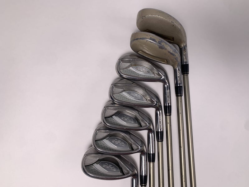 Adams Idea A12 OS Hybrid Iron Set 5H-6H 7-PW+SW Idea Womens 50g Ladies RH