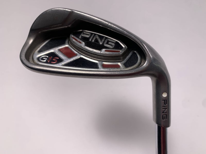 Ping G15 Pitching Wedge PW White Dot 3* Up AWT Stiff Steel Mens RH