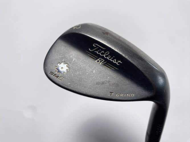 Titleist Vokey SM5 Raw Black Lob Wedge LW 62* 8 Bounce T-Grind Wedge Mens RH