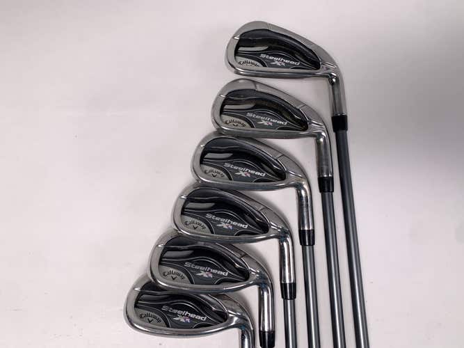 Callaway Steelhead XR Iron Set 6-PW+GW Matrix Ozik Program F15 55g Senior RH