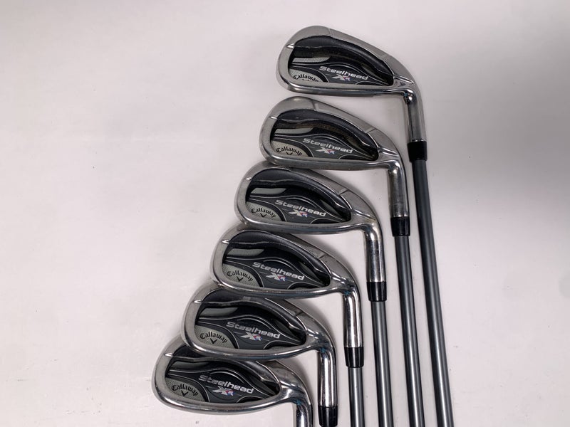 Callaway Steelhead XR Iron Set 6-PW+GW Matrix Ozik Program F15 55g Senior RH