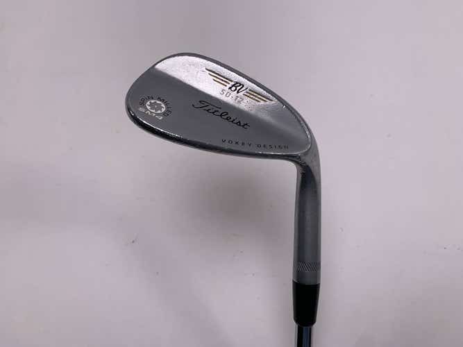 Titleist Vokey Spin Milled SM4 Chrome Gap Wedge GW 50* 12 Wedge Steel Mens RH