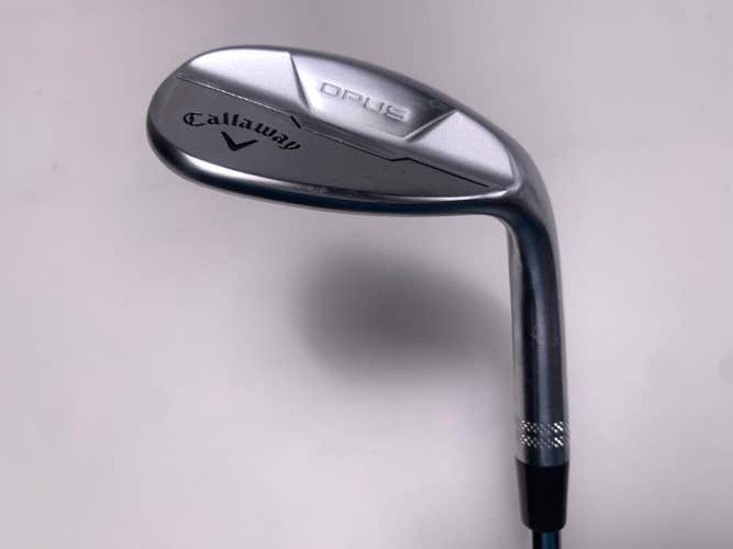 Callaway Opus Brushed Chrome Lob Wedge LW 58* 8 C-Grind DG Mid 115g Mens RH NEW