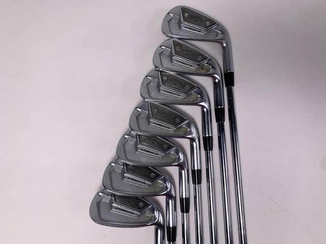 Callaway X Forged CB 21 Iron Set 4-PW NS Pro Modus 3 Tour 115 XStiff RH +1''