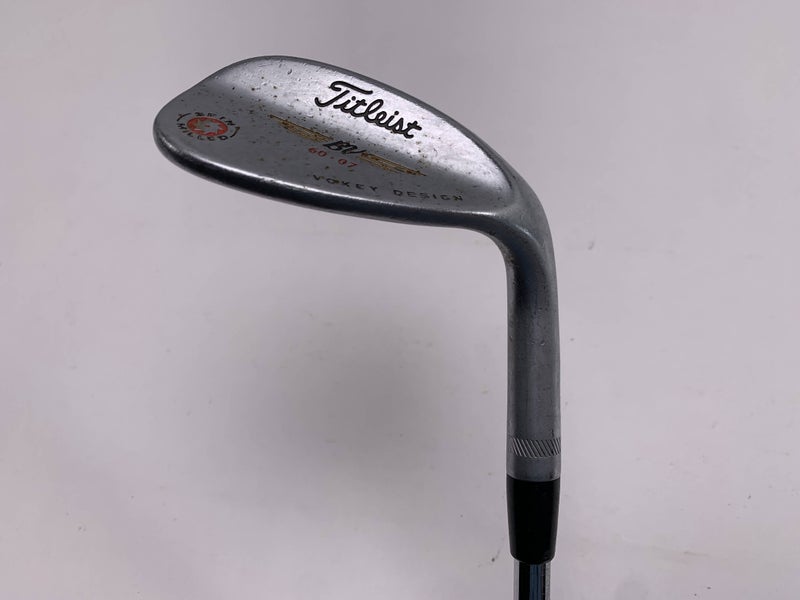 Titleist Vokey Spin Milled Chrome 2009 Lob Wedge LW 60* 7 Wedge Steel Mens RH