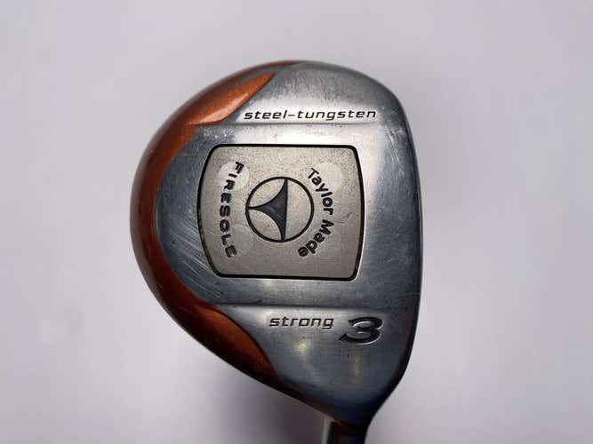 TaylorMade Firesole Strong 3 Fairway Wood 15* Bubble Stiff Graphite Mens RH