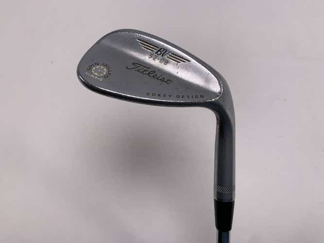 Titleist Vokey Spin Milled SM4 Chrome Gap Wedge GW 52* 8 Wedge Steel Mens RH