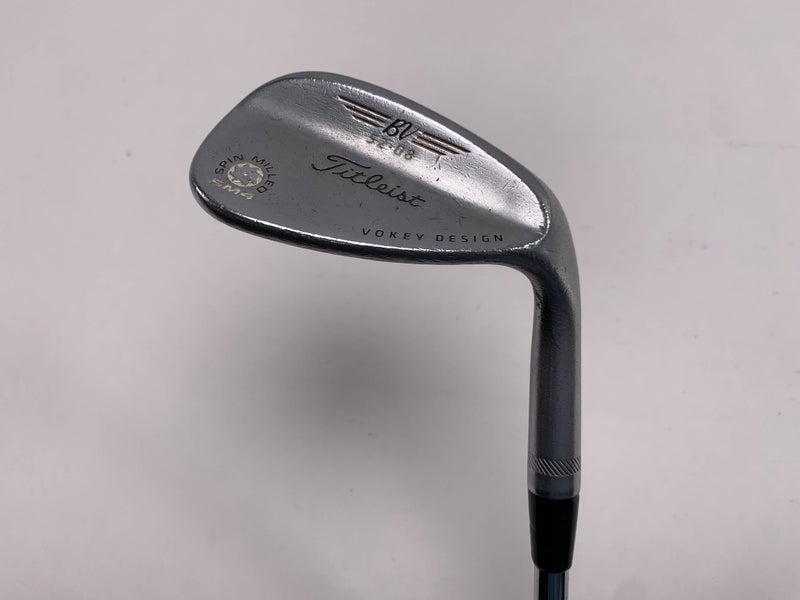 Titleist Vokey Spin Milled SM4 Chrome Gap Wedge GW 52* 8 Wedge Steel Mens RH