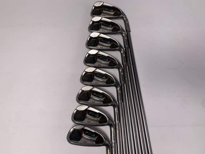 Ping G20 Iron Set 4-PW+GW Gold Dot 4* Flat TFC 169 I Stiff Graphite Mens RH