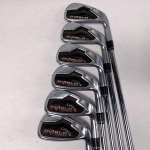 Callaway Diablo Forged Iron Set 4-9 KBS Tour Stiff Steel Mens RH