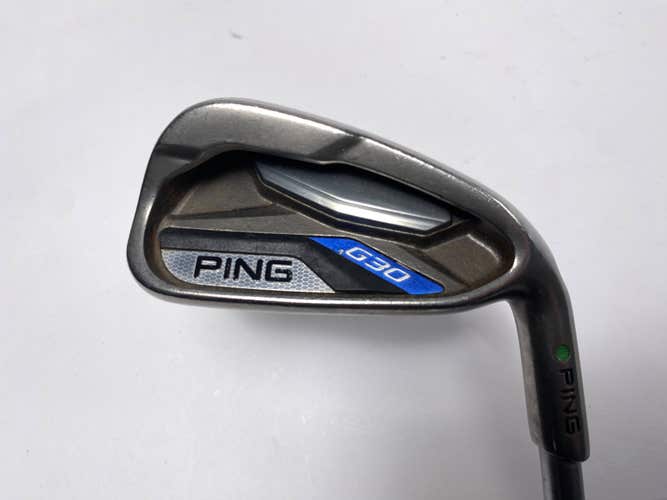 Ping G30 Single 6 Iron Green Dot TFC 419 Regular Graphite Mens RH Midsize Grip