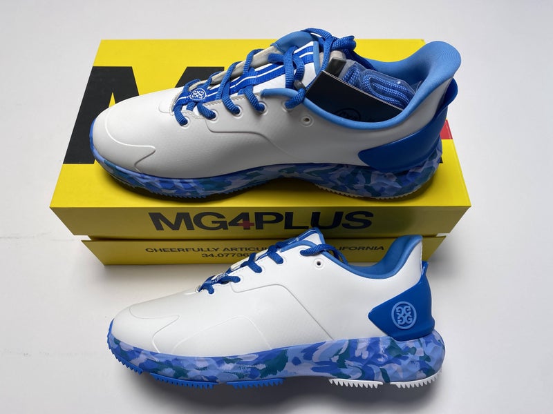 G/Fore Camo Sole MG4+ Golf Shoes White Cielo Men's SZ 10.5 (G4MA23EF30)