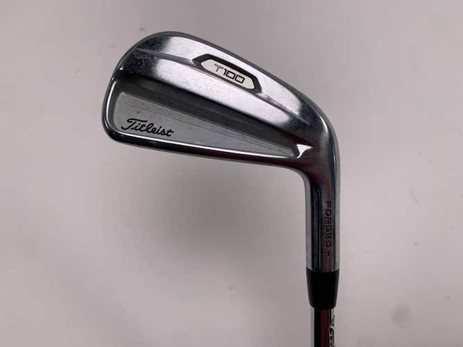 Titleist T100 2021 Single 6 Iron True Temper AMT Black S300 Stiff Steel Mens RH