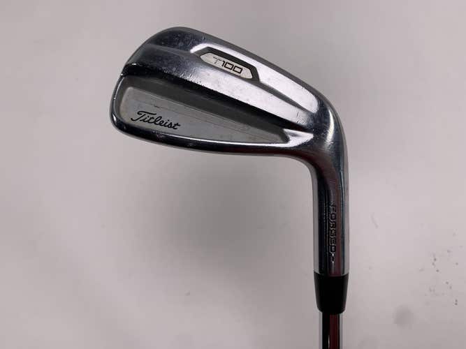 Titleist T100 2021 Single 8 Iron True Temper AMT Black S300 Stiff Steel Mens RH