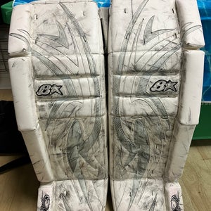 White 36" Senior Brian's Zero G Goalie Leg Pads (Used)