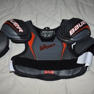 Bauer Lil Sport Hockey Shoulder Pads, Junior Small - Great Condition!