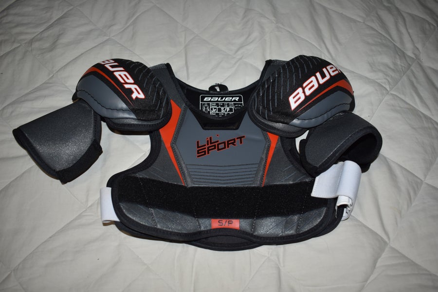 Bauer Lil Sport Hockey Shoulder Pads, Junior Small - Great Condition!
