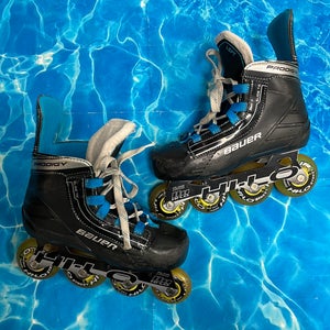 Junior Bauer Prodigy Inline Skates Regular Width Size 2 (Used)