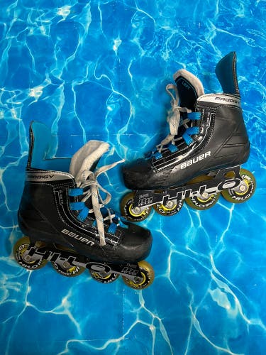 Junior Bauer Prodigy Inline Skates Regular Width Size 2 (Used)