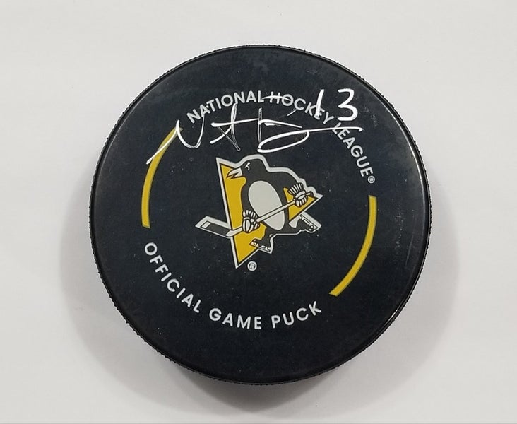 NICK BONINO Autographed Pittsburgh Penguins NHL Signed Hockey Game Puck