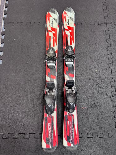 Kid's Elan Formula GX 90 cm All Mountain Skis With Bindings (Used)