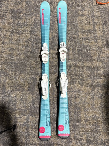 Kid's Elan Starr 130 cm Skis With EL4.5 CA GW Bindings (Used)