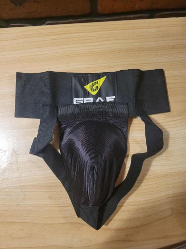 Graf Hockey Protective Cup and Jock Strap Junior Medium Brand New
