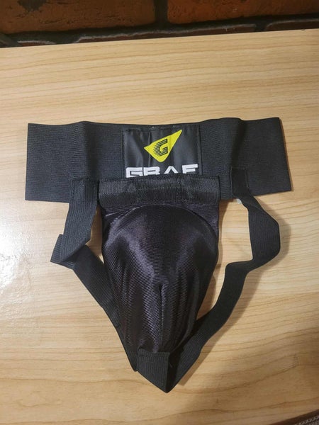 Graf Hockey Protective Cup and Jock Strap Junior Medium Brand New