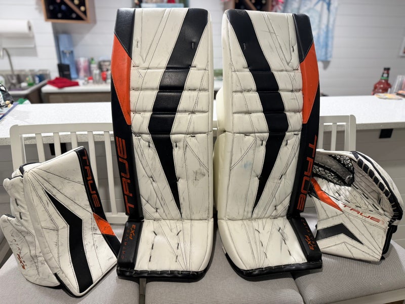 TRUE PX3 Pro Stock Sam Ersson Philly Flyers Senior Goalie Equipment Combo 34”