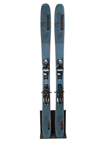 USED Salomon QST 98 Skis 169cm with Konect 12 Bindings 2023 - All-Mountain Freeride