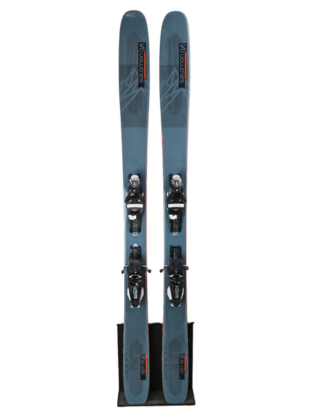 USED Salomon QST 98 Skis 169cm with Konect 12 Bindings 2023 - All-Mountain Freeride