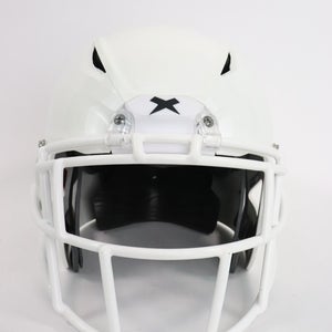 Xenith Shadow Varsity Football White Helmet - NEW - Size M - Missing Parts READ