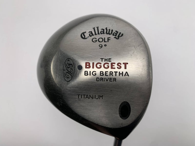 Callaway Biggest Big Bertha Driver 9* Ultra Light Regular Graphite Mens RH