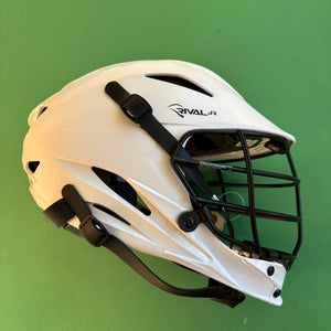 White Youth STX Rival Jr Helmet