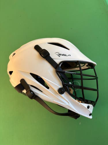 White Youth STX Rival Jr Helmet