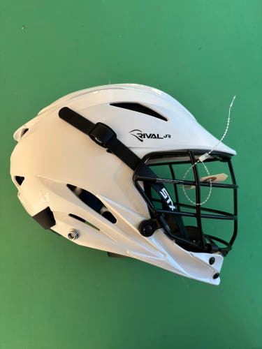 White Youth STX Rival Jr Helmet