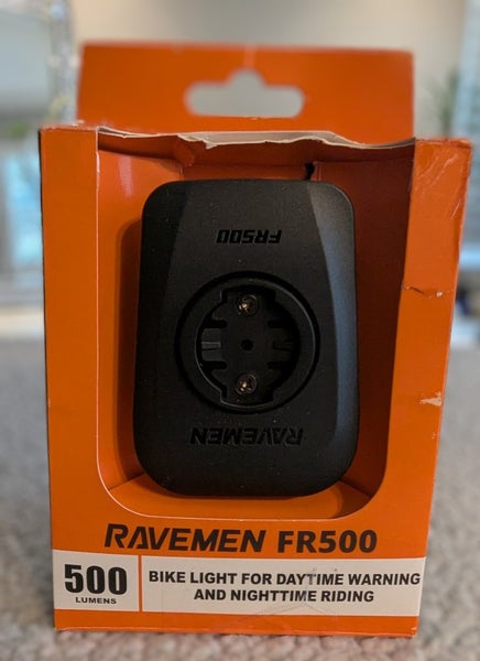 RAVEMEN FR500 Bike Head Light For Garmin Wahoo Rechargeable Day/Night Riding NEW