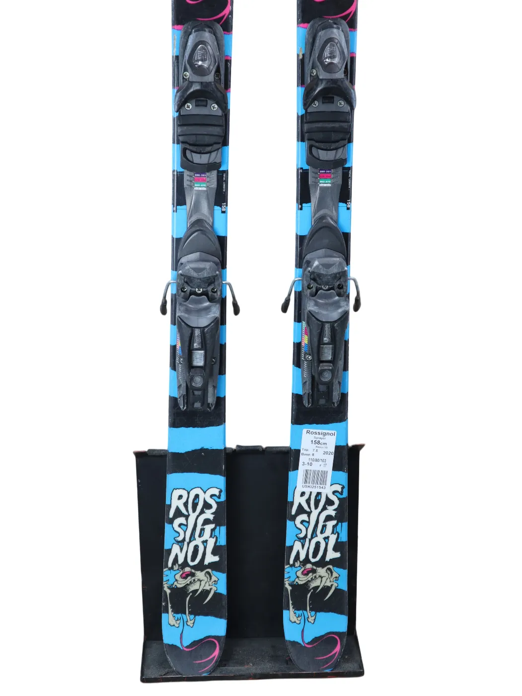 USED Rossignol Sprayer Skis with Rossignol 10 Bindings - 158cm