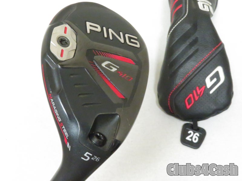 PING G410 Hybrid 26 5H Project X HZRDUS Black 85g 6.5 X-Flex +Cover