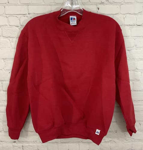 Russell Athletic 99809B0 Youth NuBlend Long-Sleeve Sweatshirt Red Medium