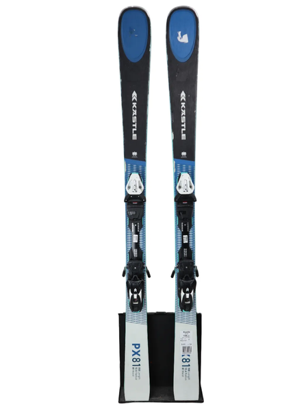 USED Kastle PX 81 Skis with K11 PRD Bindings - 158cm