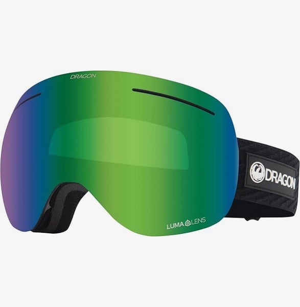 NEW Dragon Unisex X1 Snow Sport Goggle Icon Lumalens Green Ion Lens