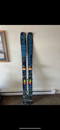 K2 Reckoner 184 cm Skis With Bindings Max Din 15 (New)