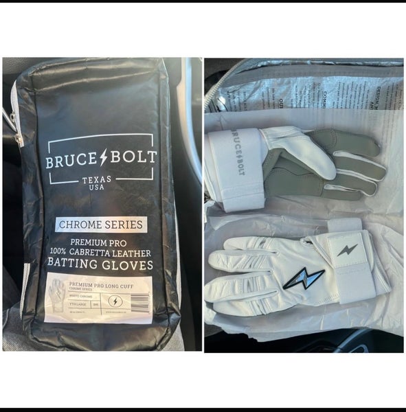 White Junior Batting Gloves (New)