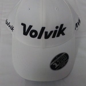 Volvik Vivid 110 Structured Hat (White/Black, One Size Fits all) NEW