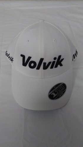 Volvik Vivid 110 Structured Hat (White/Black, One Size Fits all) NEW