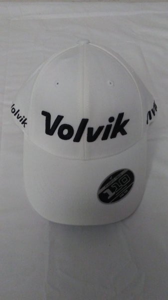 Volvik Vivid 110 Structured Hat (White/Black, One Size Fits all) NEW